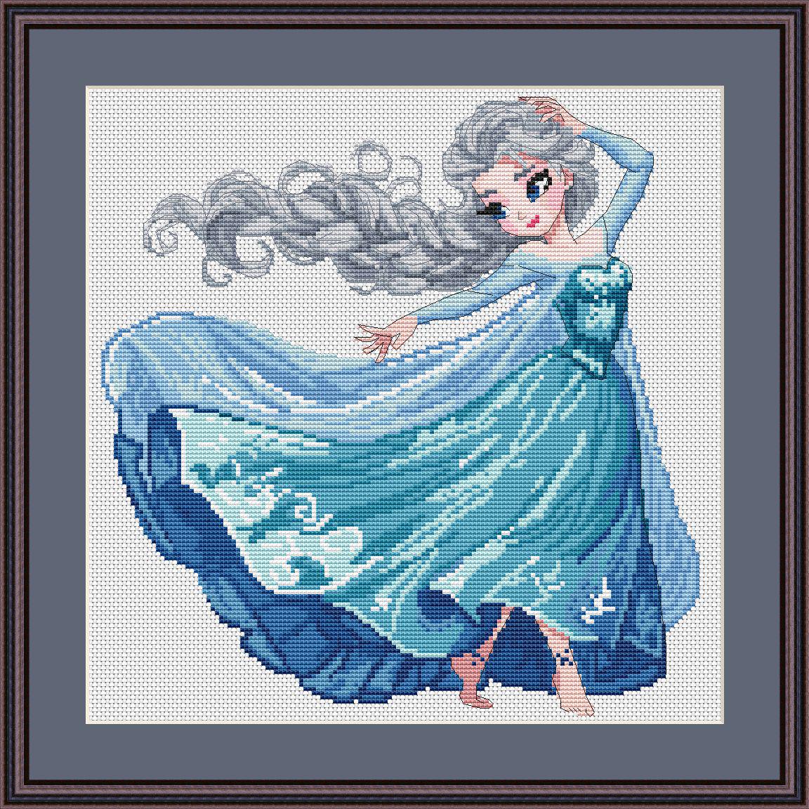 Cross Stitch Pattern Digital PDF, XSD Chart Art Design