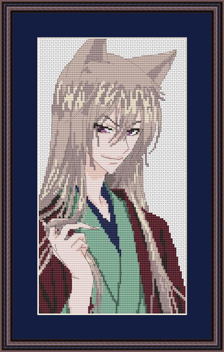 Anime Cross Stitch Pattern Tomoe Digital PDF,XSD Chart Fan Art Design