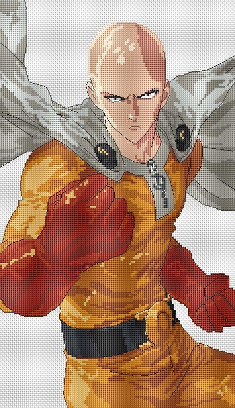 Anime Cross Stitch Pattern Digital PDF,XSD Chart Fan Art Design