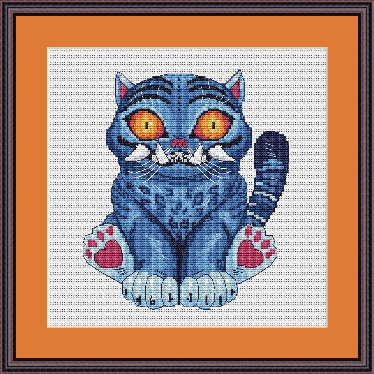 Anime Cross Stitch Pattern Digital PDF, XSD Chart Derpy Fan Art Design