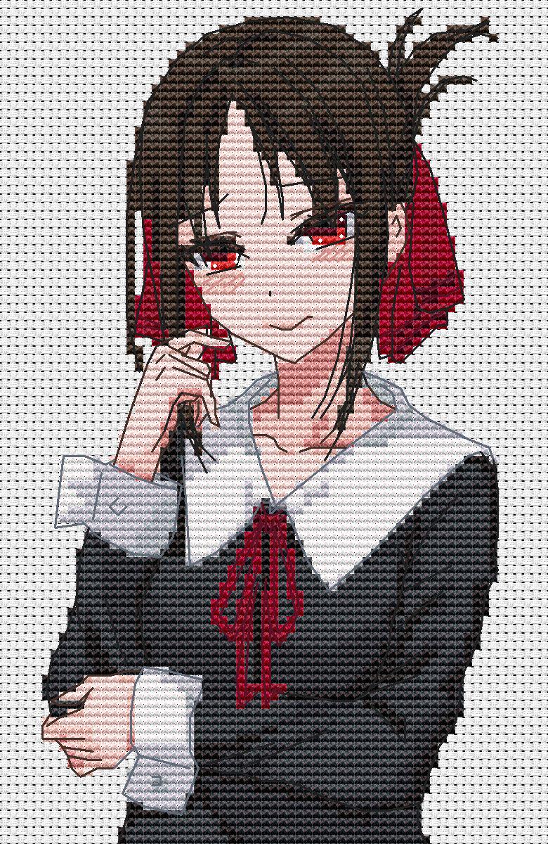 Anime Cross Stitch Pattern Shinomia Digital PDF Chart Fan Art Design