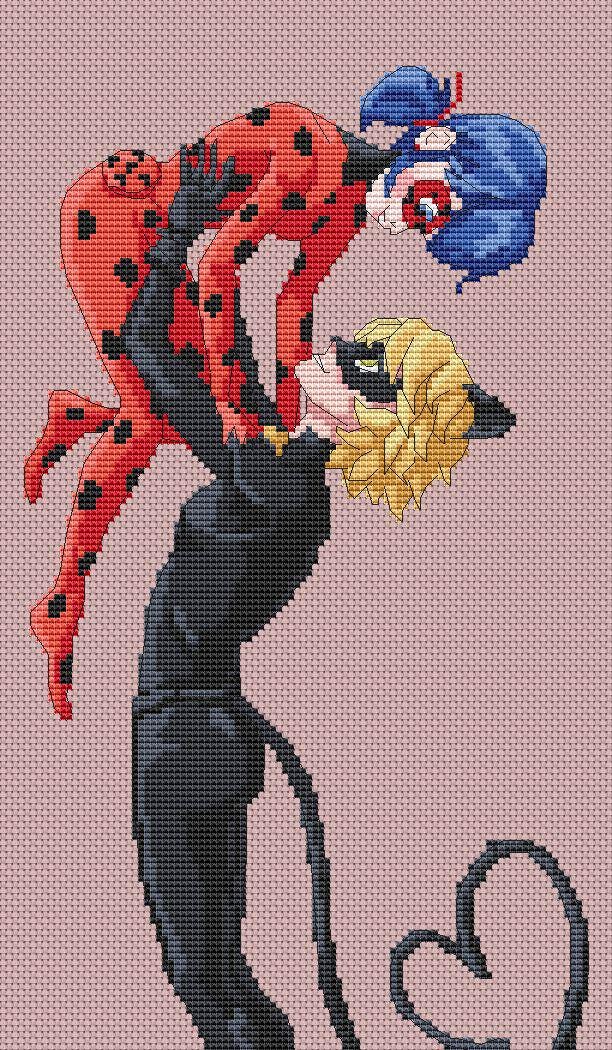 Cross Stitch Pattern Lady B Digital PDF, XSD Chart Art Design
