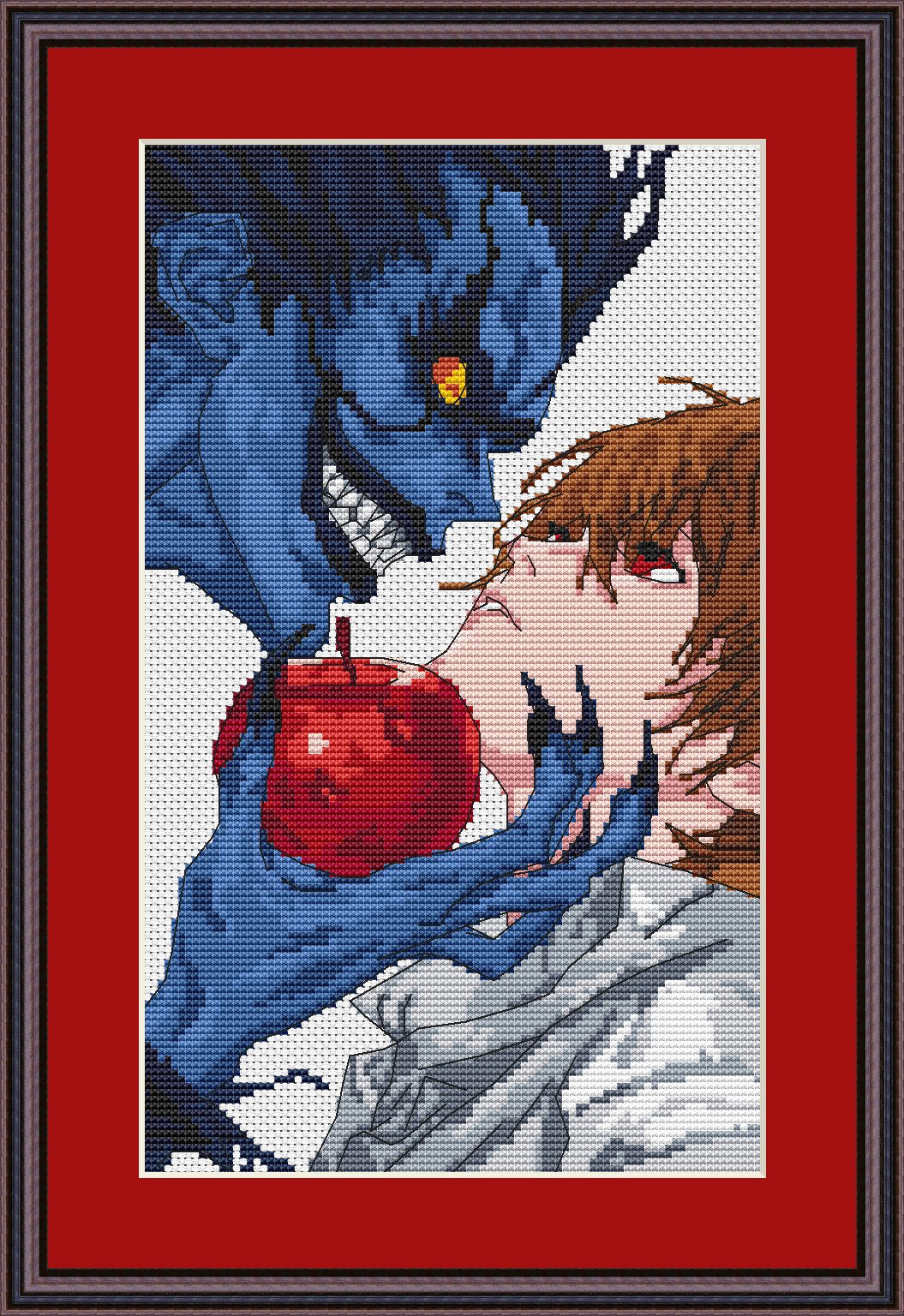 Anime Cross Stitch Pattern DN Digital PDF,XSD Chart Fan Art Design