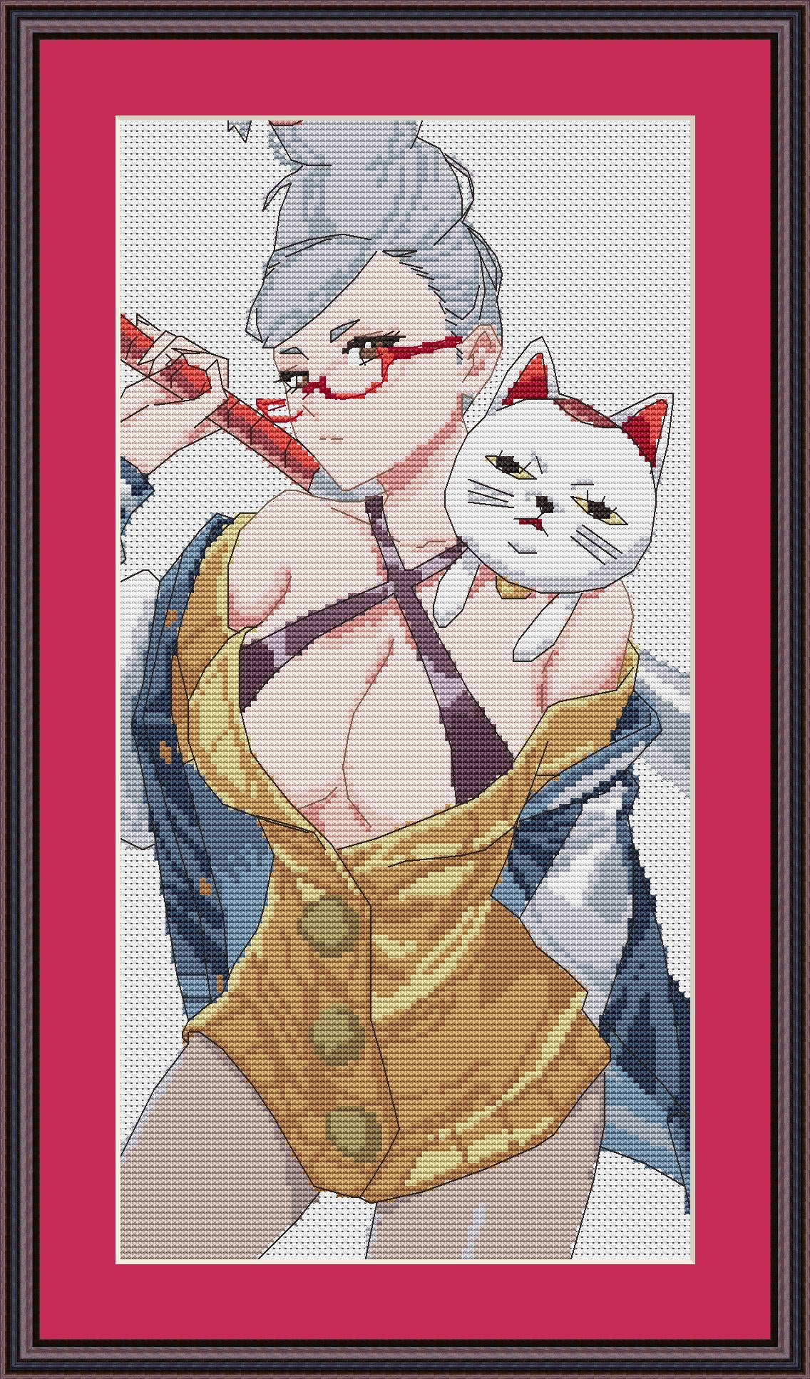 Anime Cross Stitch Pattern Seiko Digital PDF,XSD Chart Fan Art Design