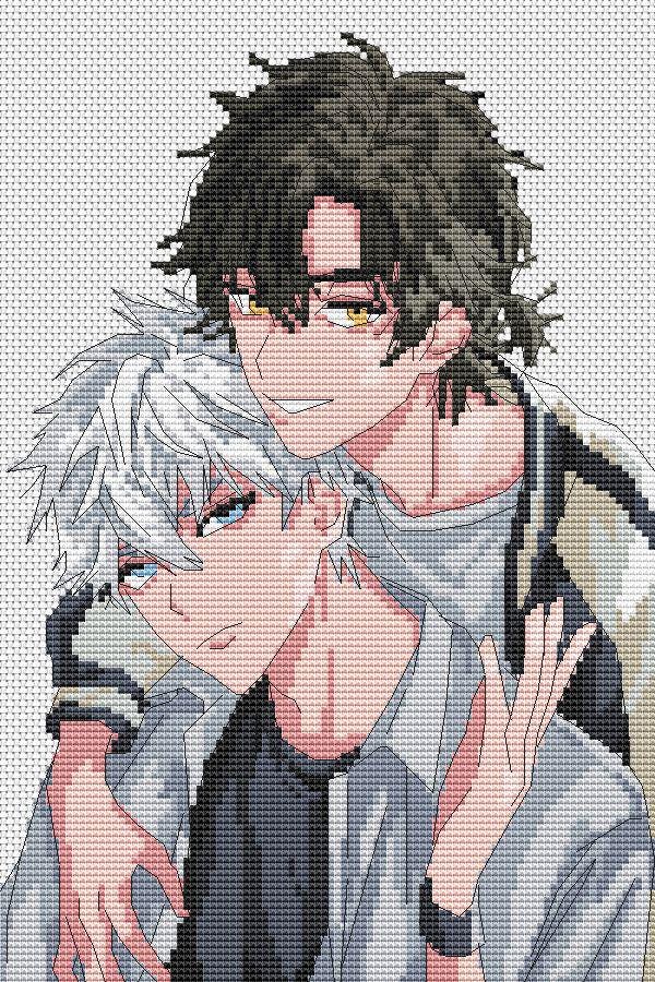Anime Donghua Cross Stitch Pattern LinkCl guanglu/chengxiaoshi PDF,XSD Fan Art Design