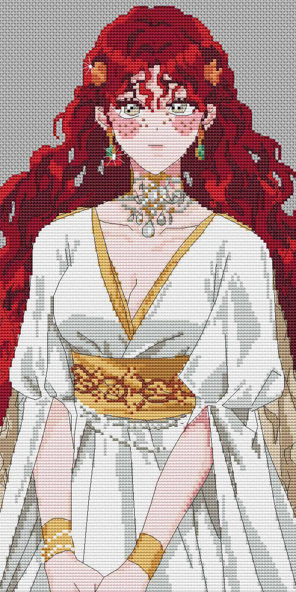 Cross Stitch Pattern Maximilliana Digital PDF, XSD Chart Art Design