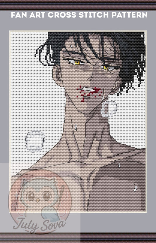 Patrón de punto de cruz de Jinx, PDF digital, gráfico XSD, diseño artístico