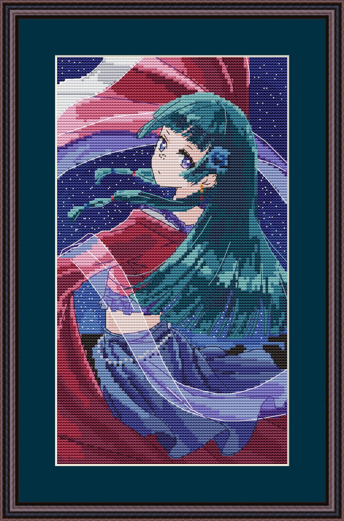 Anime Cross Stitch Pattern Mao Mao Digital PDF Chart Fan Art Design