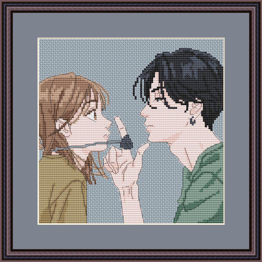 Cross Stitch Pattern Hibari/Gaku Digital PDF, XSD Chart Art Design