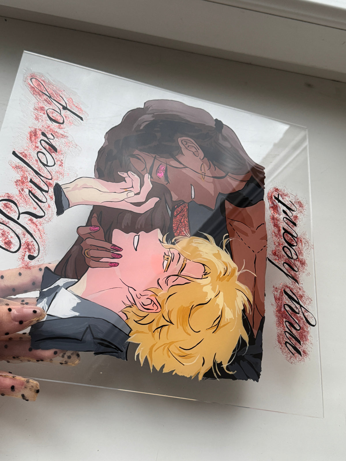 HyuLuka Original Acrylic Painting |  Alien Stage | Animated Art