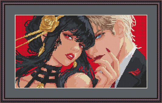 Anime Cross Stitch Pattern SxF Digital PDF,XSD Chart Fan Art Design