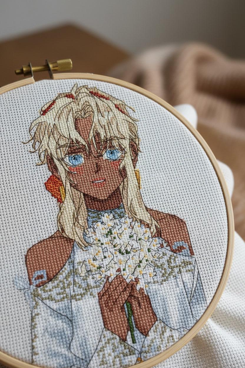 Cross Stitch Pattern Shuraka Digital PDF, XSD Chart Manhwa Design
