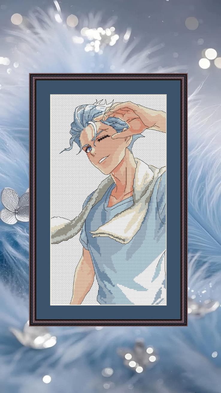 Anime Cross Stitch Pattern Umemia Digital PDF,XSD Chart Fan Art Design
