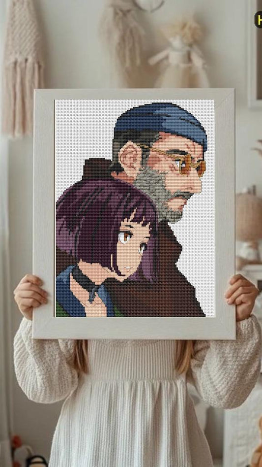 Cross Stitch Pattern Leon Prof Digital PDF,XSD Chart Fan Art