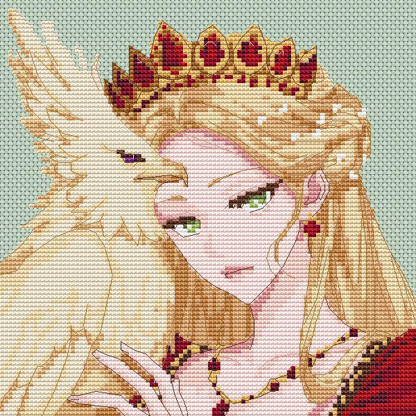 Cross Stitch Pattern Navier with Heinrey Digital PDF, XSD Chart Manhwa Design
