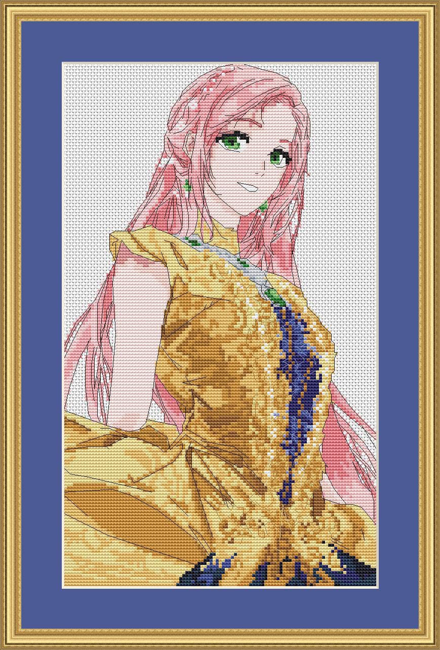 Cross Stitch Pattern Shuli Von Neuschwanstein Digital PDF, XSD Chart Art Design