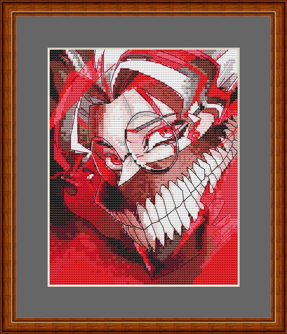 Anime Boy Cross Stitch Pattern Digital PDF,XSD Chart Fan Art Design