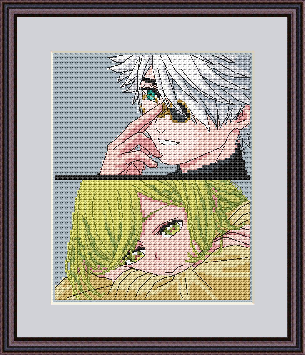 Anime Cross Stitch Pattern Atelier Digital PDF,XSD Fan Art Design
