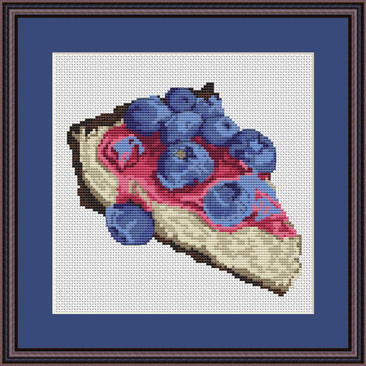Cross Stitch Pattern Cheesecake Digital PDF, XSD Chart Art Design