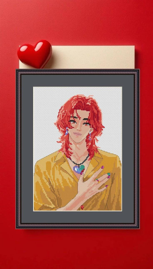 Anime Cross Stitch Pattern PDF XSD Manga Fan Art Design Instant Download