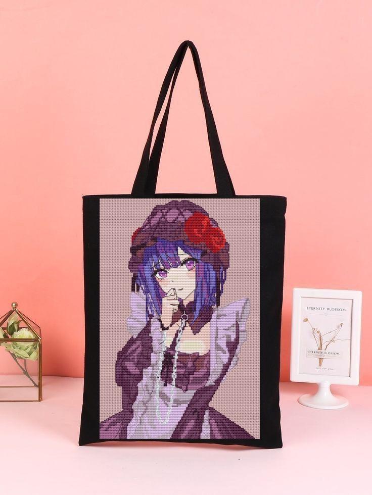 Anime Girl Cosplei Marin Cross Stitch Pattern  Digital PDF, XSD Chart Fan Art Design