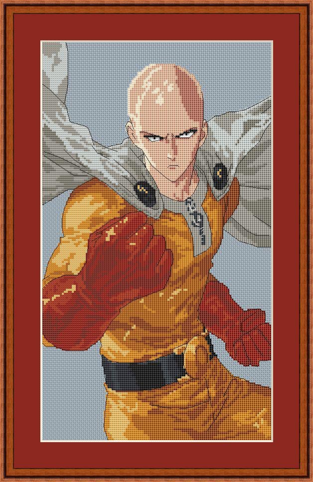 Anime Cross Stitch Pattern Digital PDF,XSD Chart Fan Art Design