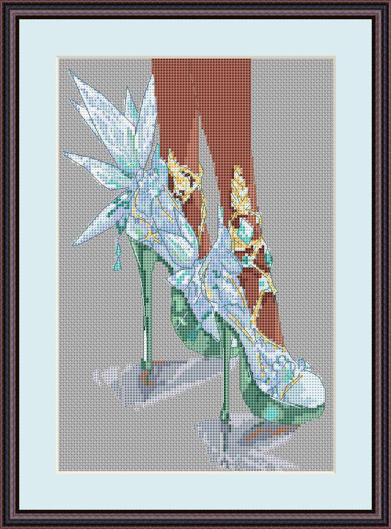 Cross Stitch Pattern Digital PDF, XSD Chart Art Design