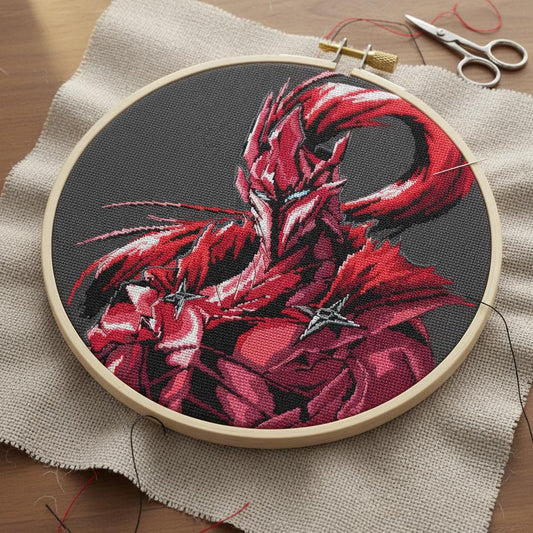 Anime Style Cross Stitch Pattern  Digital PDF,XSD Chart  Manga Fan Art Design