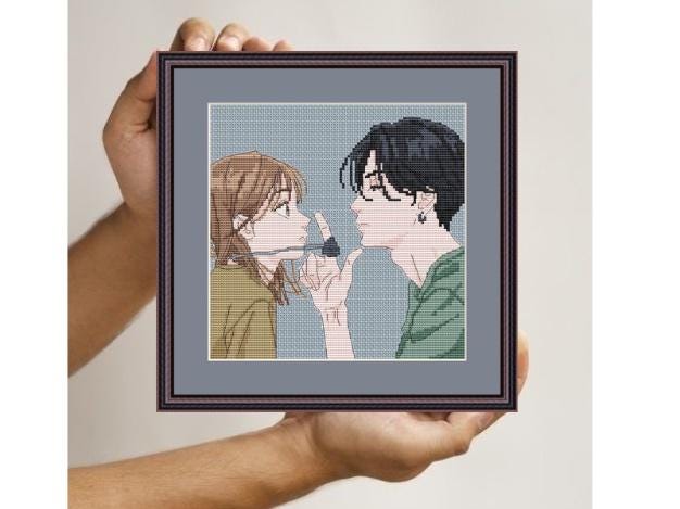 Cross Stitch Pattern Hibari/Gaku Digital PDF, XSD Chart Art Design