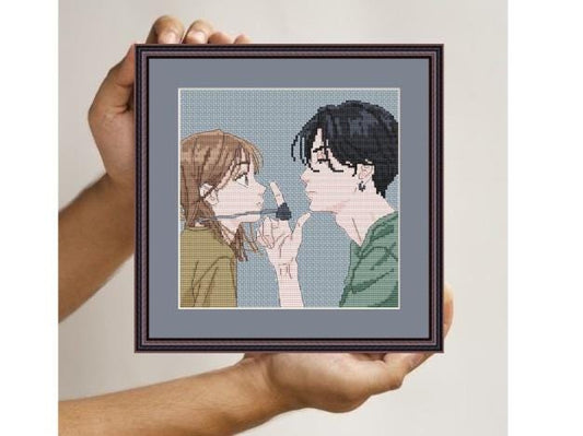 Cross Stitch Pattern Hibari/Gaku Digital PDF, XSD Chart Art Design