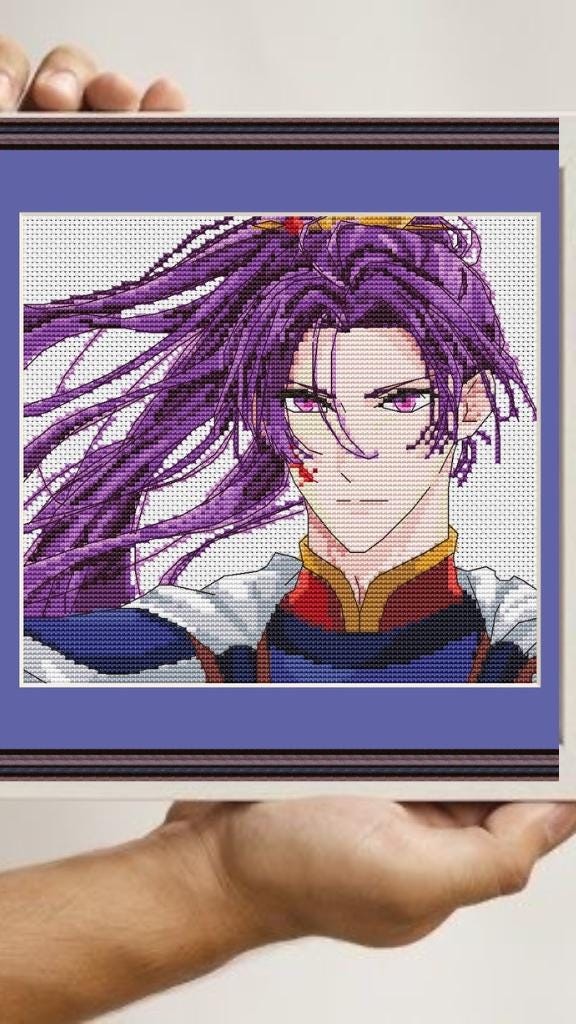 Anime Cross Stitch Pattern Jinshi Digital PDF,XSD Chart Fan Art Design