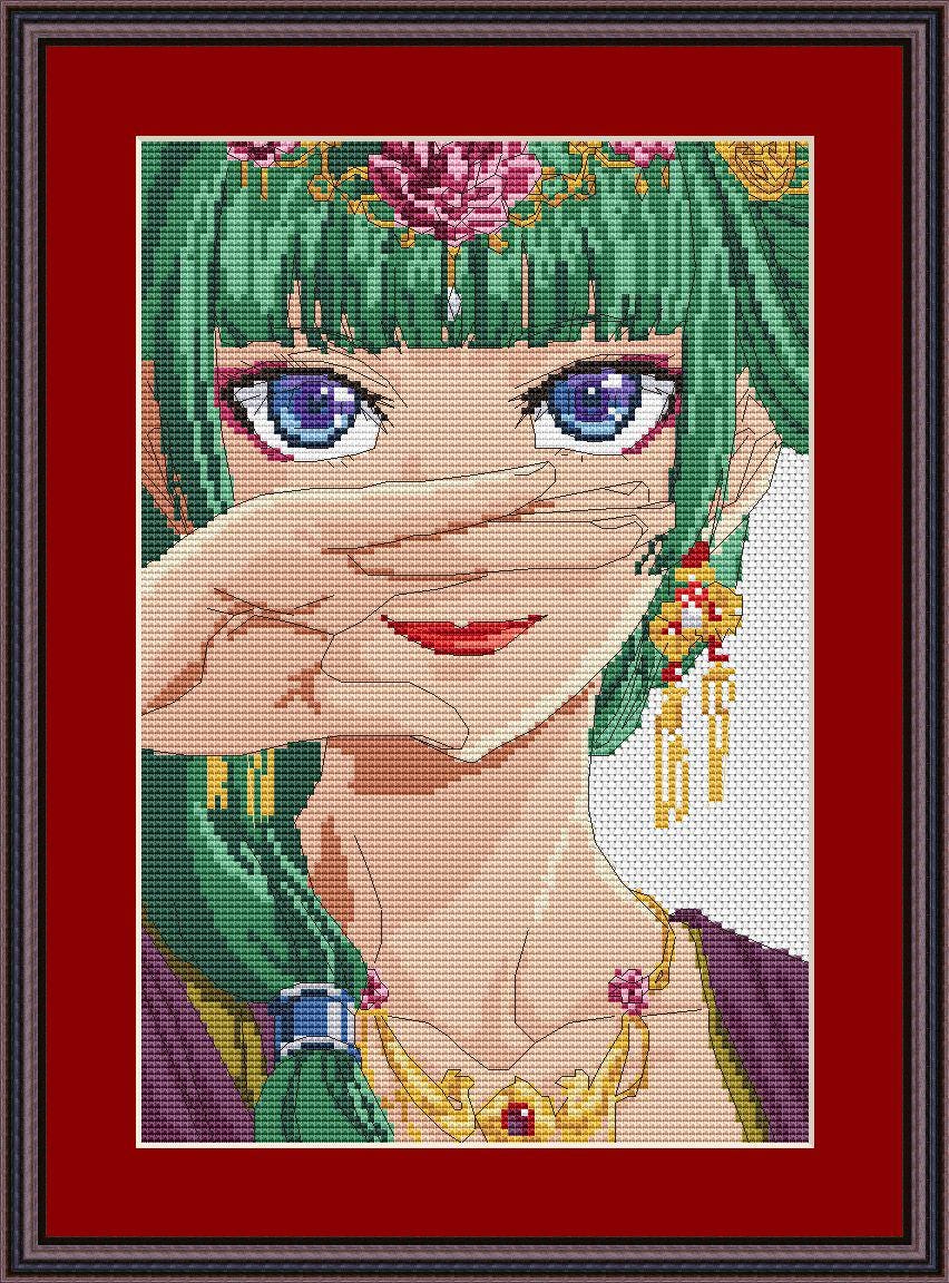 Anime Cross Stitch Pattern Mao Mao Digital PDF,XSD Chart Fan Art Design