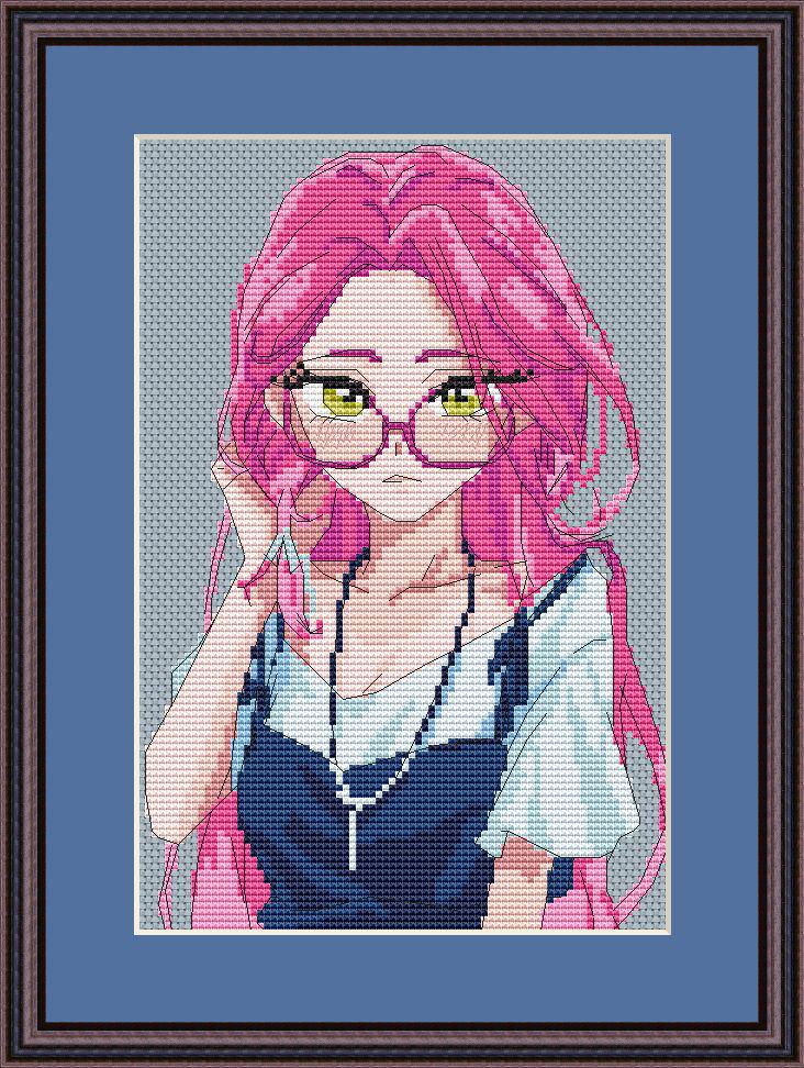 Cross Stitch Pattern Mizi Digital PDF, XSD Chart Fan Art Design