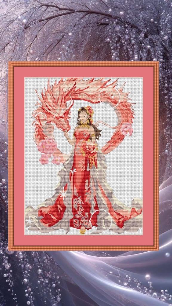 Ballroom Dress Cross Stitch Pattern Digital PDF, XSD Chart Art Design