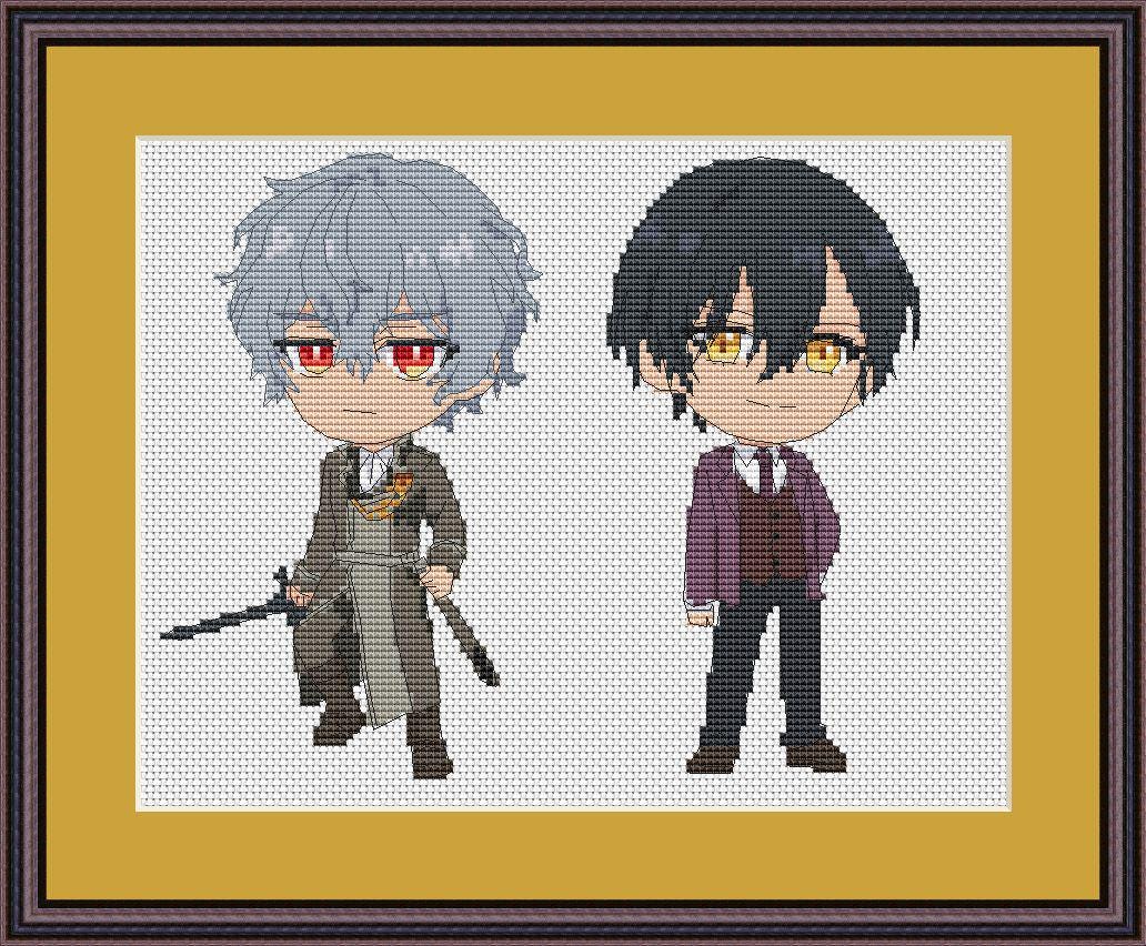Anime Cross Stitch Pattern Raeliana Digital PDF Fan Art Design