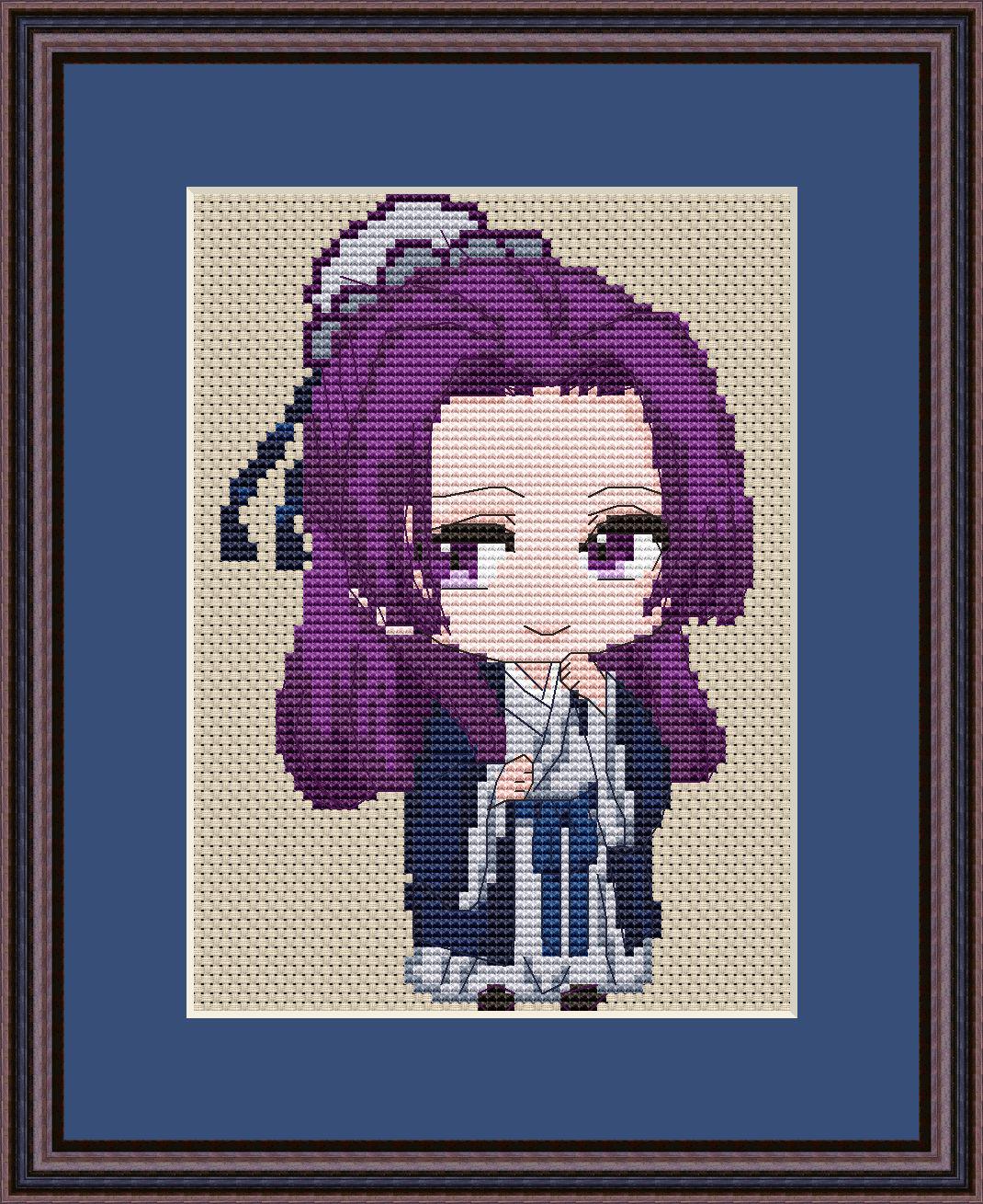 Anime Cross Stitch Pattern Jinshi Digital PDF Chart Fan Art Design