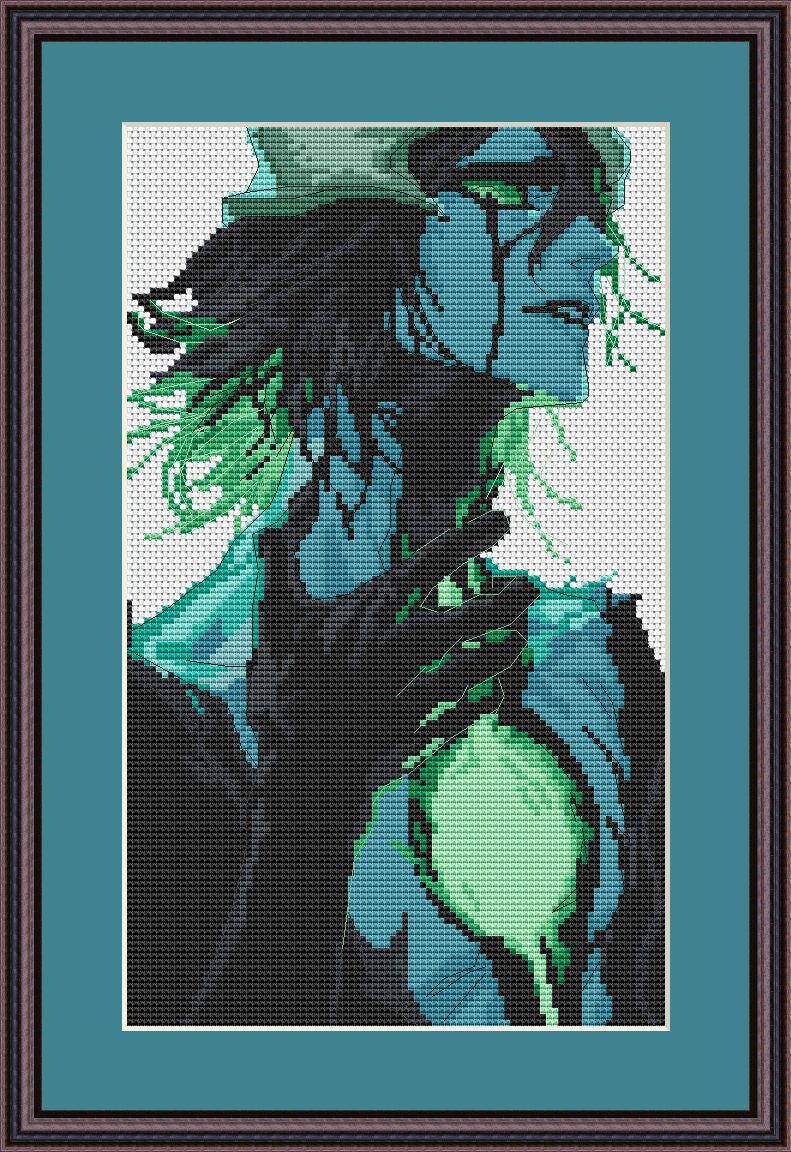 Anime Cross Stitch Pattern Ulquiorra Digital PDF,XSD Chart  Manga Fan Art