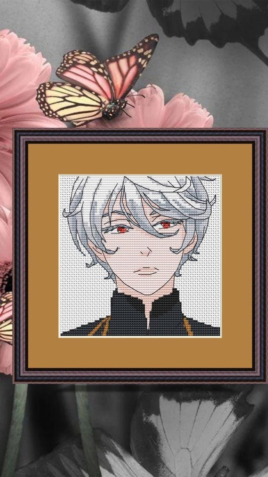 Anime Cross Stitch Pattern Seth Digital PDF,XSD Chart Fan Art Design