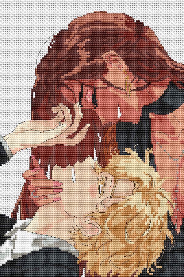 Cross Stitch Pattern Hyuna/Luka Digital PDF, XSD Chart Fan Art Design