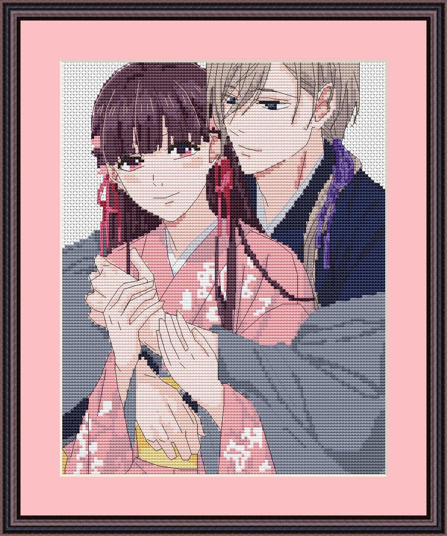 Anime Cross Stitch Pattern My Happy M Digital PDF,XSD Chart Fan Art Design
