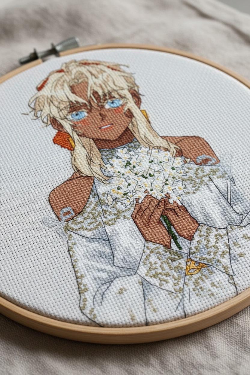 Cross Stitch Pattern Shuraka Digital PDF, XSD Chart Manhwa Design
