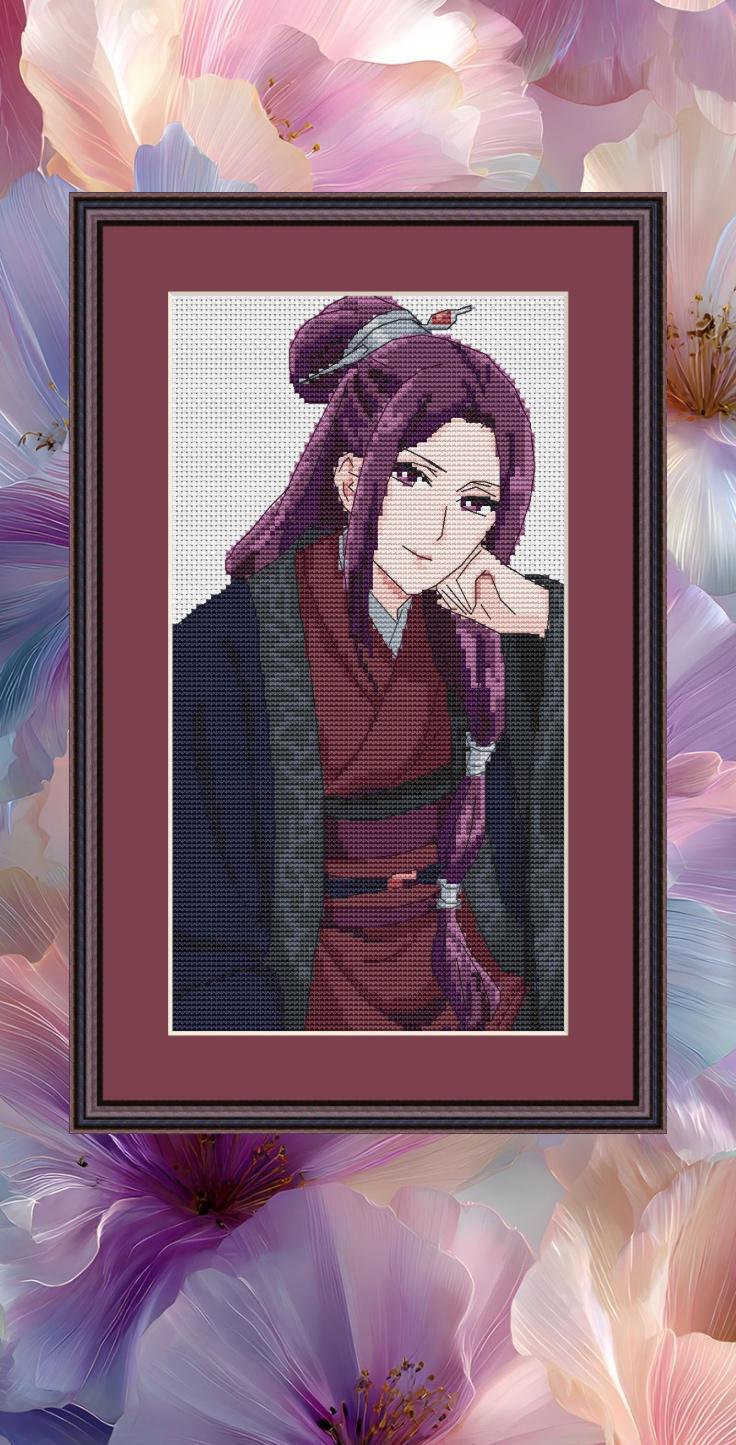 Anime Cross Stitch Pattern Aduo Digital PDF,XSD Chart Fan Art Design