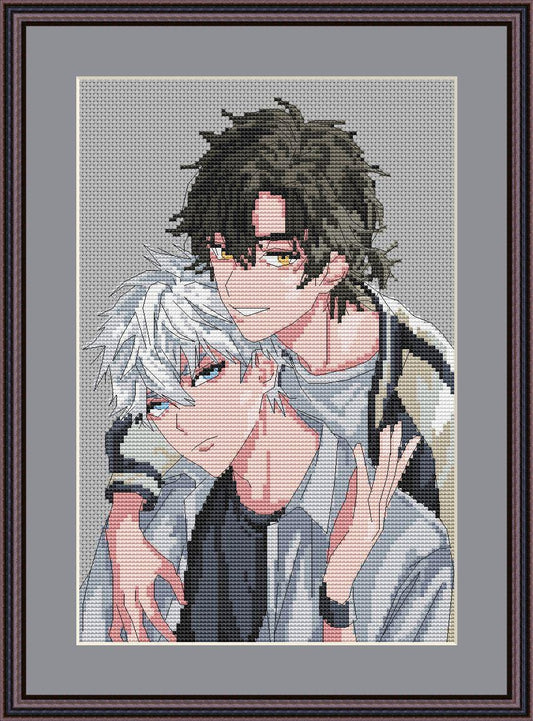 Anime Donghua Cross Stitch Pattern LinkCl guanglu/chengxiaoshi PDF,XSD Схема вишивки хрестиком Фан-арт
