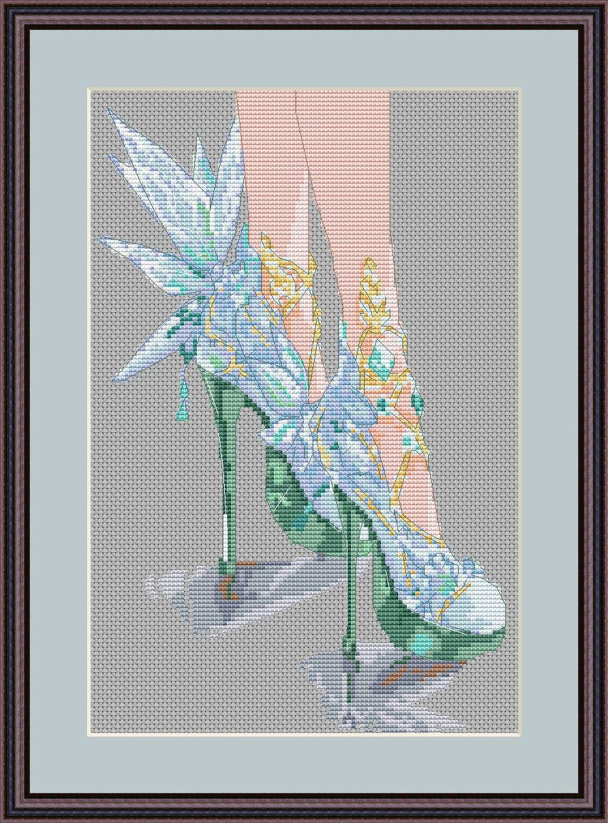 Cross Stitch Pattern Digital PDF, XSD Chart Art Design
