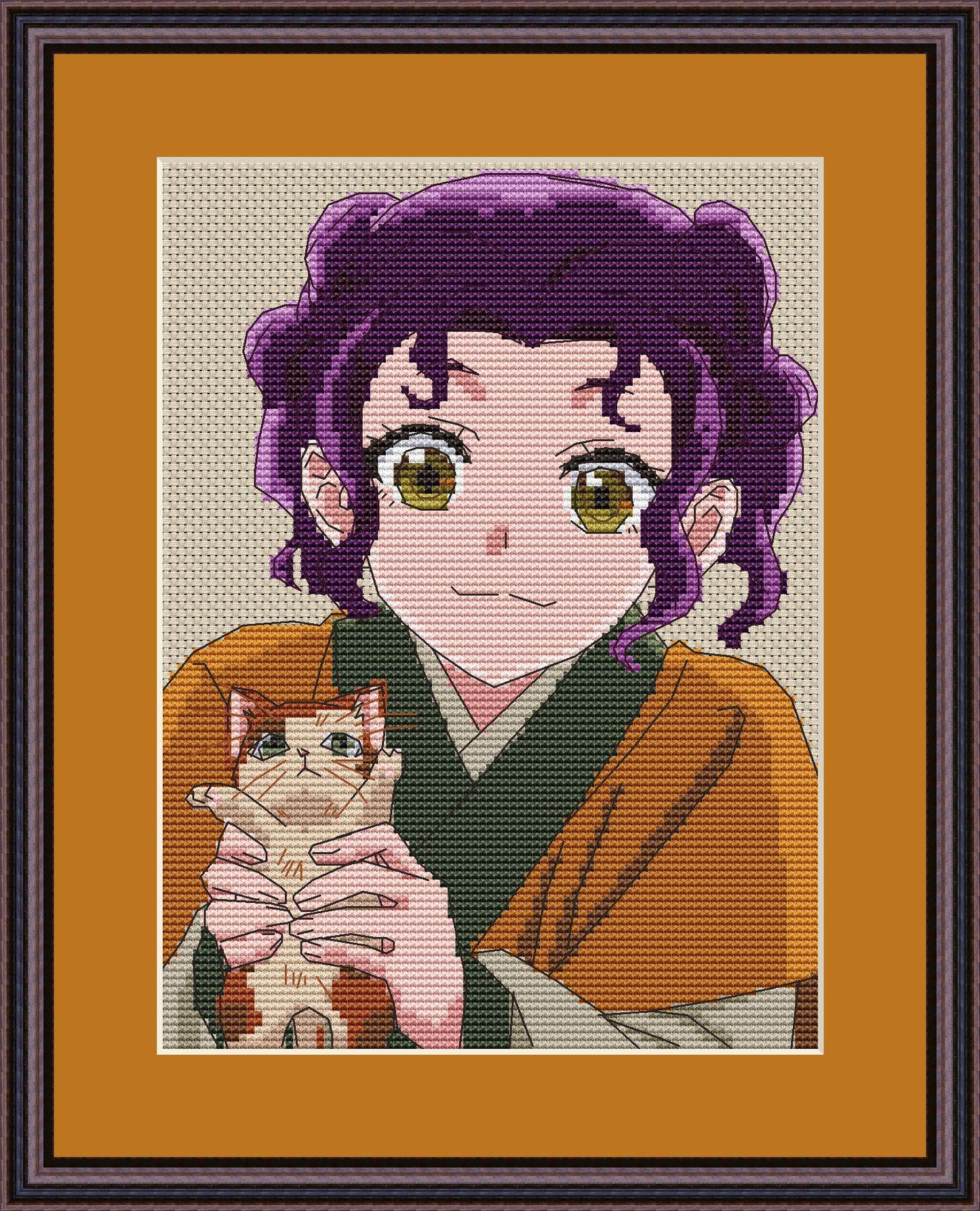 Anime Cross Stitch Pattern Shisui Digital PDF Chart Fan Art Design
