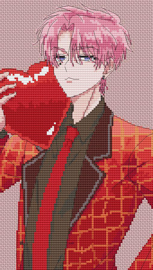 Anime Cross Stitch Pattern Tamon Digital PDF,XSD Chart Fan Art Design