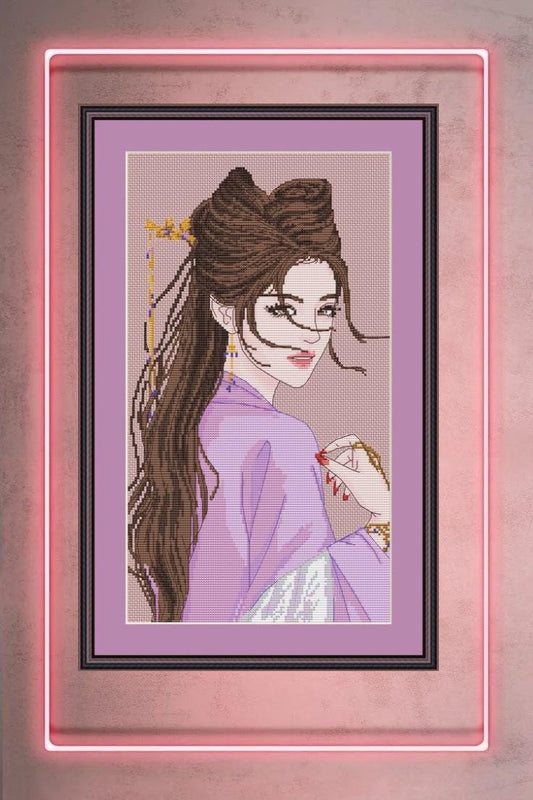 Cross Stitch Pattern Till the End of the Moon Digital PDF,XSD Chart Fan Art