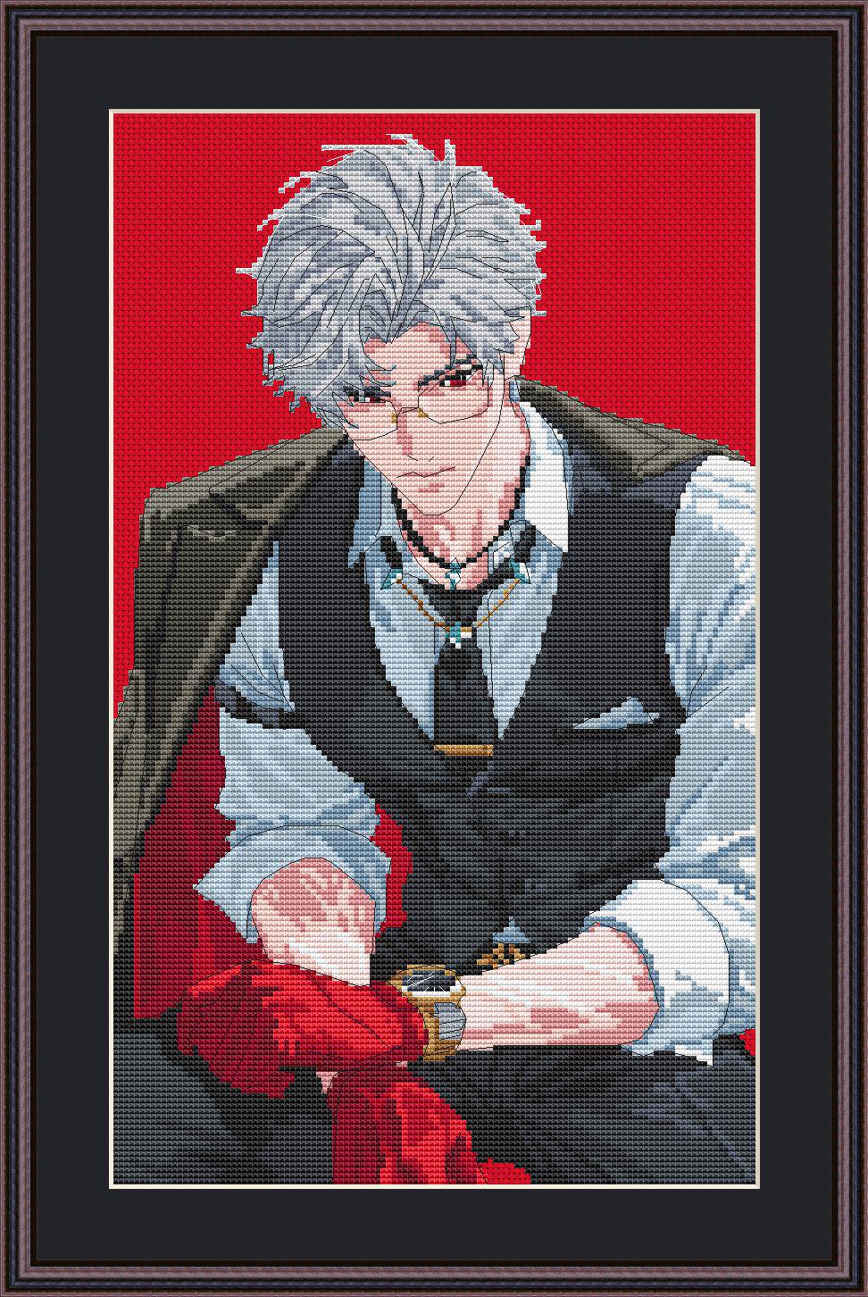 Cross Stitch Pattern Sylus LaD Digital PDF, XSD Chart Fan Art Design
