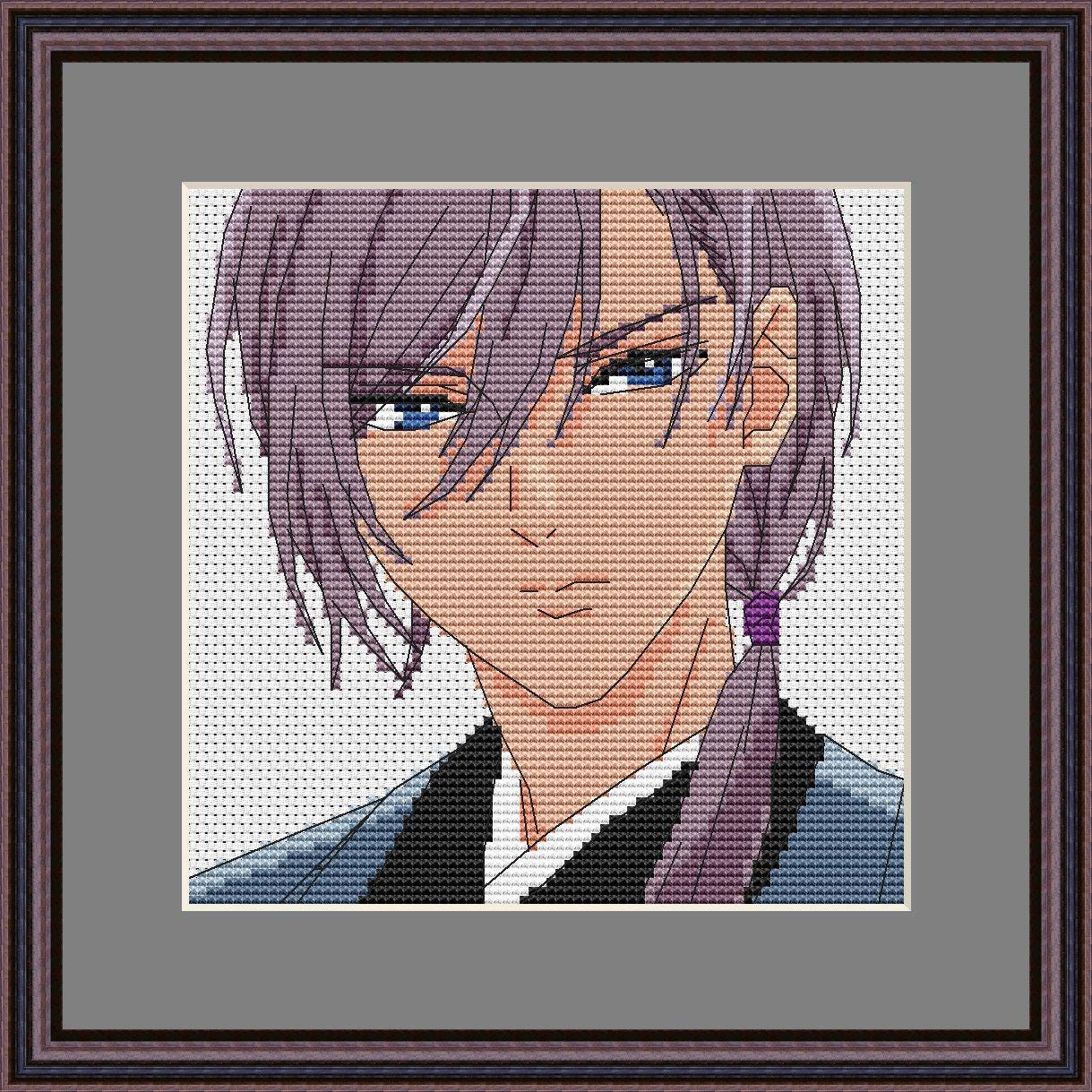 Anime Cross Stitch Pattern Digital PDF,XSD Chart Fan Art Design