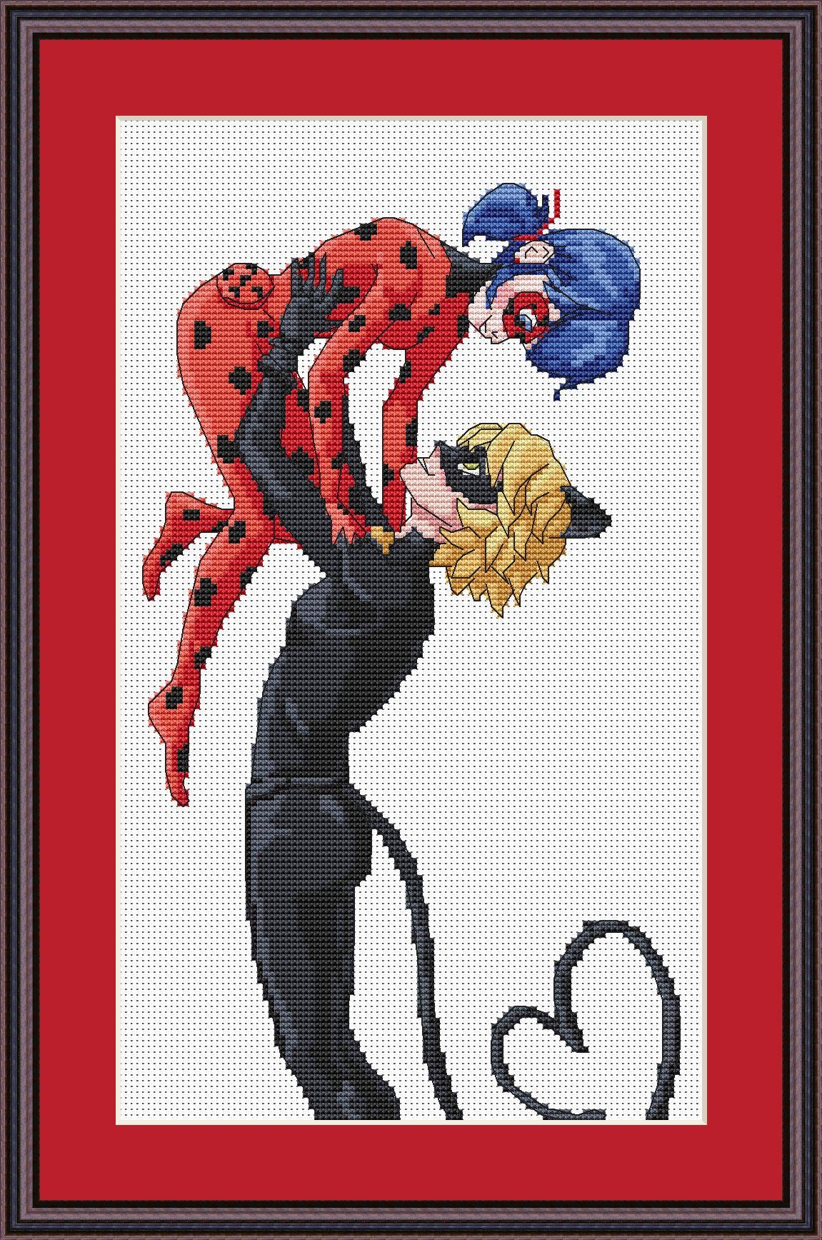 Cross Stitch Pattern Lady B Digital PDF, XSD Chart Art Design